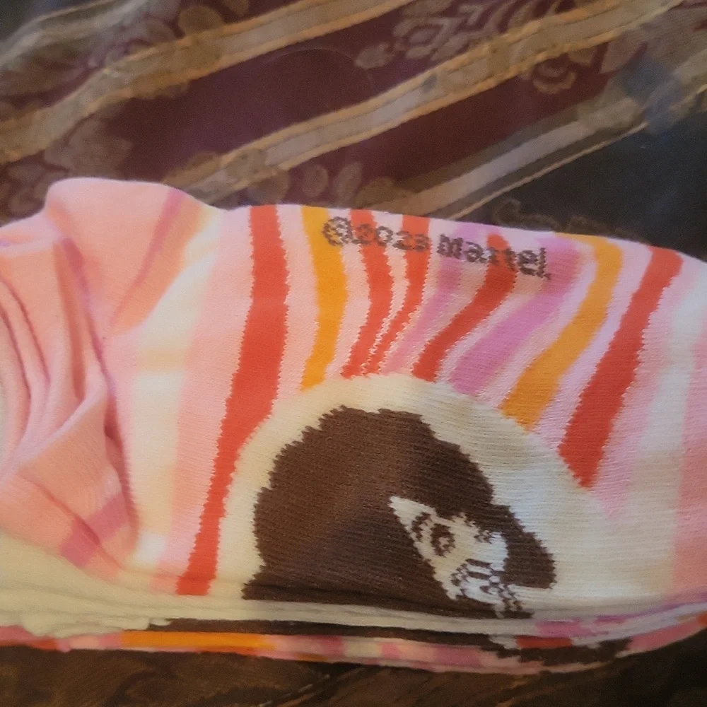 Barbie Colorful Patterned Socks 5 Pack Cool Colors For Sneakers Ankle